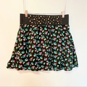 Floral circle/ skater skirt